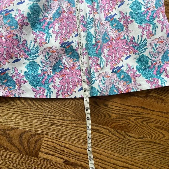 Vineyard Vines Ocean Life Strapless Dress, size 12 - Picture 4 of 5